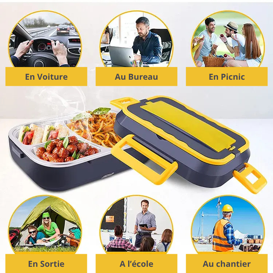Lunch Box Électrique Chauffante - Boite à repas